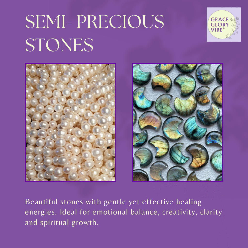 best quality original natural semi- precious gemstones