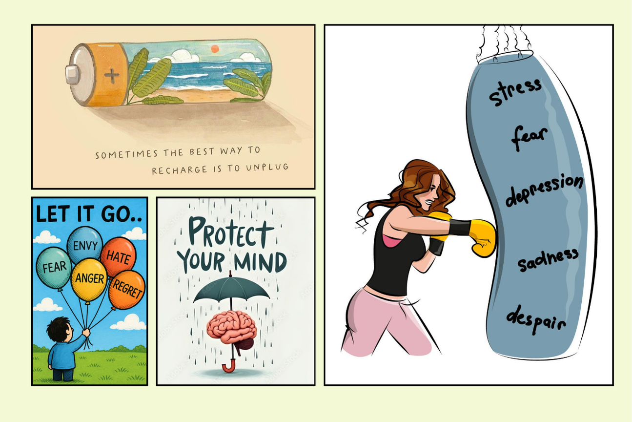 heal stress, anxiety, depression, trauma, mental health issues